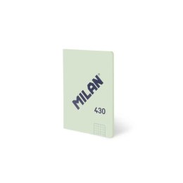 Zeszyt A6 zielony 48k. 95g kratka Milan (57263G48GR)