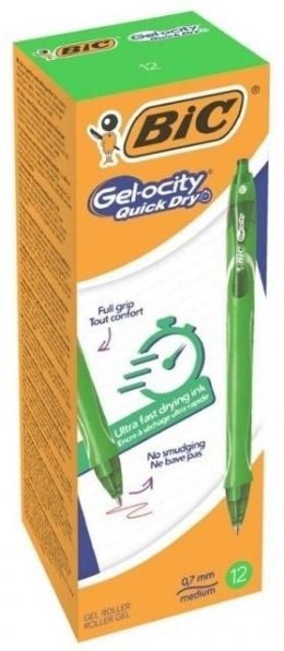 Długopis żelowy długopis żelowy Intensity Quick Dry wkład zielony 0,7mm Bic (964772)