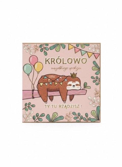 Kartka składana kw KW LENIWA KRÓLOWA Henry (5908451986131)