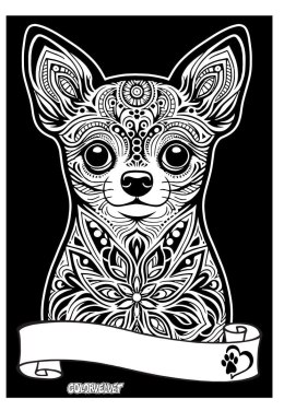 Kolorowanka Chihuahua (CVCM-SD003)
