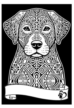 Kolorowanka Labrador (CVCM-SD008)