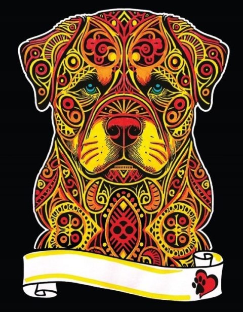 Kolorowanka Rottweiler (CVCM-SD016)