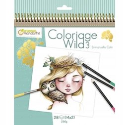 Kolorowanka Wild 3 - Emmanuelle Colin (CF-GY077C)