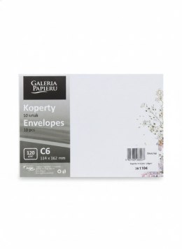 Koperta C6 lilac biała Galeria Papieru (281104) 10 sztuk
