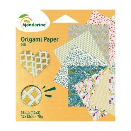 Origami Wzory ze Złotym 12x12cm Avenue Mandarine (CF-OR523C)