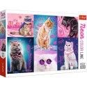 Puzzle Super cats Neon Color Line 1000 el. Trefl (10581)