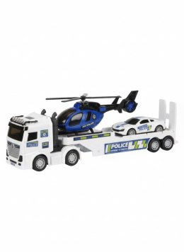Samochód policyjny Zestaw ciężarówka helikopter Lean (29069)