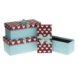 Pudełko na prezent Rozette (PUG-25145-PR HEARTS 1)