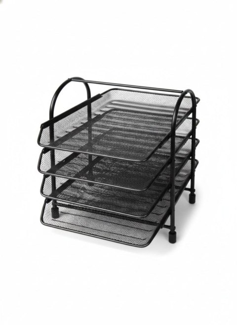 Szuflada na dokumenty czarny metal [mm:] 350x300x 350 Tres (TRES Półka 4A czarna)