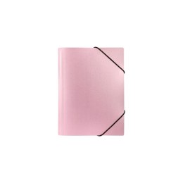 Teczka plastikowa na gumkę STARDUST PINK A4 różowy Biurfol (TGSD-A4-03)