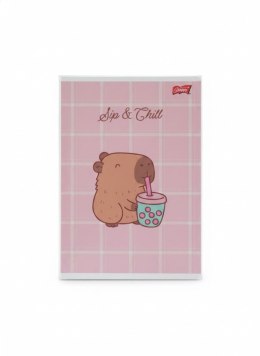Zeszyt A5 Capybara Mood 32k. 70g podwójna linia kolor Unipap