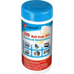 Chusteczki uniwersalne 100 szt Titanum