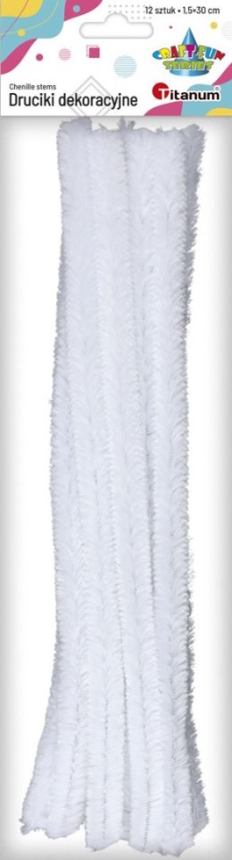 Drucik Craft-Fun Series kreatywny kolor: biały 300mm 12 szt Titanum (11MT1101)