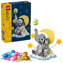Klocki konstrukcyjne Iconic Słoniątko na niebie Lego (40814)