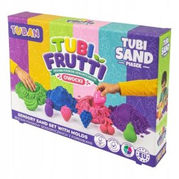 Piasek kinetyczny ZESTAW PIASEK SENSORYCZNY TUBI FRUTTI Tuban (TU3898)