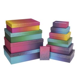 Pudełko na prezent PUG-24218-PR-HS set 10 pc Rozette (5907354141623)