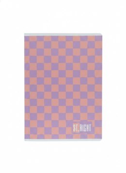 Zeszyt A5 CHECKERED VIBE 32k. 70g linia podwójna kolorowa Unipap