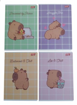 Zeszyt A5 Capybara Mood 32k. 70g krata Unipap