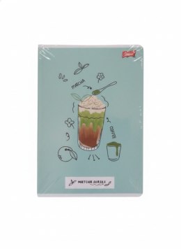Zeszyt A5 Matcha Mood 32k. 70g podwójna linia kolor Unipap