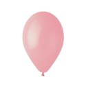 Balon gumowy pastelowy 100 szt różowy 12cal Godan (G110/73)