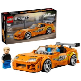 Klocki konstrukcyjne Speed Champions Szybcy i wściekli Toyota Supra MK4 Lego (77260)