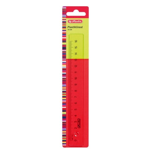 Linijka plastik 8700601 16cm Herlitz (300010437)