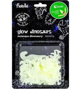 Naklejka ścienna Fluorescencyjna 24 szt dinozaury Fiorello (170-2810)