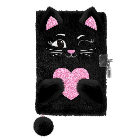 Pamiętnik A5 pluszowy kot Paso (PP26BC-3676)