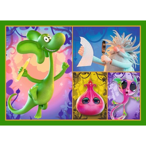 Puzzle Świat Smoka Diplodoka 4w1 el. Trefl (34663)