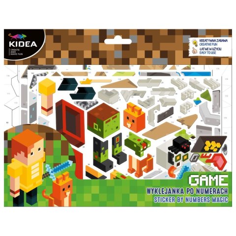 Wyklejanka GAME wyklejanka po numerach Kidea (WNGKA)