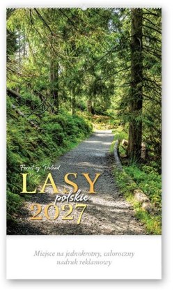 Kalendarz ścienny DZIKA PRZYRODA 13-planszowe A3+ 320mm x 470mm Lucrum (RW07)