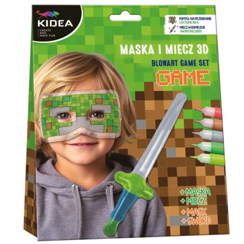Wyklejanka Game Zestaw 3D BlowArt Kidea (ZBAGKA)