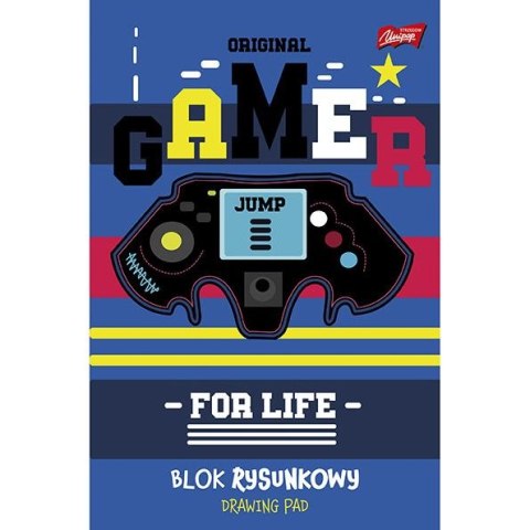 Blok rysunkowy A4 biały 80g 20k St.Majewski