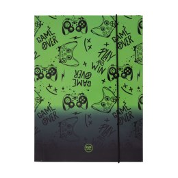 Teczka kartonowa na gumkę Coolpack GAME OVER GRADIENT GREEN A4 mix Patio (07579CP)