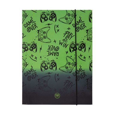 Teczka kartonowa na gumkę Coolpack GAME OVER GRADIENT GREEN A4 mix Patio (07579CP)