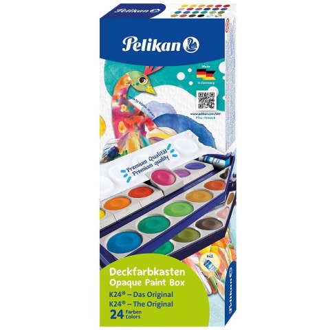 Farby akwarelowe wymienne wkłady 24 kolor. Pelikan (400144846)