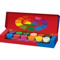 Farby plakatowe kolor: różne 20ml 12 kolor. Faber Castell (121050 FC)