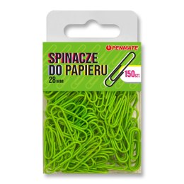 Spinacze standard żółtozielone TT8319 28mm 150 szt Penmate (spinacz kolorowy 28mm)