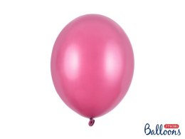 Balon gumowy Strong Metallic Hot Pink 100 szt. różowy metaliczny 300mm Partydeco (SB14M-006)