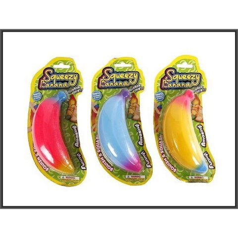 Gniotek banan rozciągliwy 14cm Hipo (620940)
