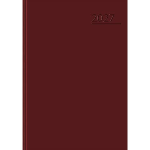 Kalendarz książkowy (terminarz) Basic 2027 bordowy A5 Top 2000 (400213582)