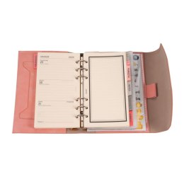 Organizer NABUK MEMOFIX różowy [mm:] 145x100 Antra (B6)