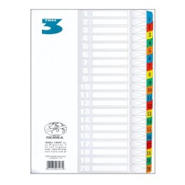 Przekładka czysta A4 170g 21k [mm:] 210x297 Tres (PLAN4-1-20)