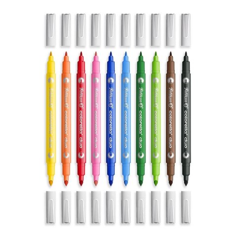 Flamaster Colorella Duo 10 kol. Pelikan (400207803)