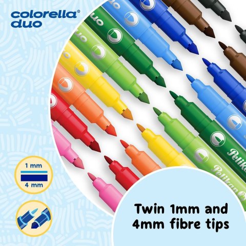 Flamaster Colorella Duo 10 kol. Pelikan (400207803)
