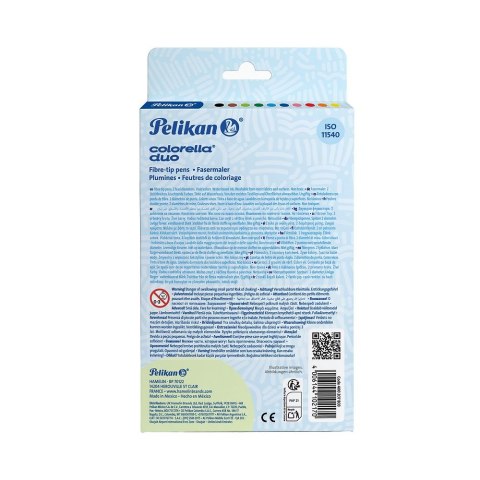 Flamaster Colorella Duo 10 kol. Pelikan (400207803)