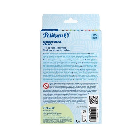 Flamaster Colorella Duo 10 kol. Pelikan (400207803)