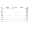 Kalendarz książkowy (terminarz) EWA IMPRESS kieszonkowy 71mm x 81mm Telegraph