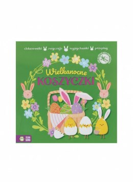 Książeczka edukacyjna Koszyczki. Wypychanki wielkanocne. Zielona Sowa