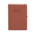Kalendarz książkowy (terminarz) 2027 MEMOFIX dziennyy A4 Antra (mocha mouse)